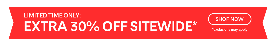 Extra 30% Off Sitewide