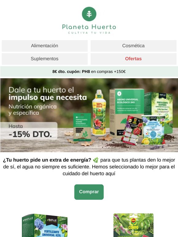 🍅 ¿Tu huerto pide un extra de energía?