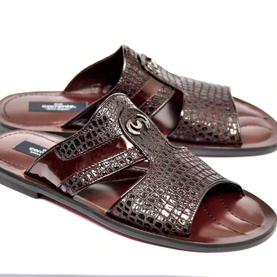 C0071-Corrente 5829 Sandal- Burgundy