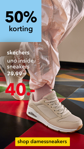 Shop damessneakers met 50% korting!