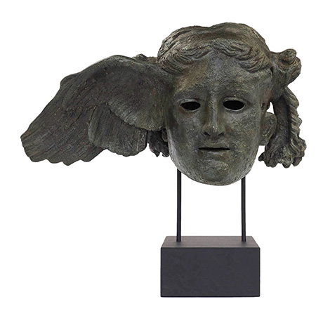 Hand-painted replica of Hypnos, the ancient Greek god of sleep. - Shop Now.