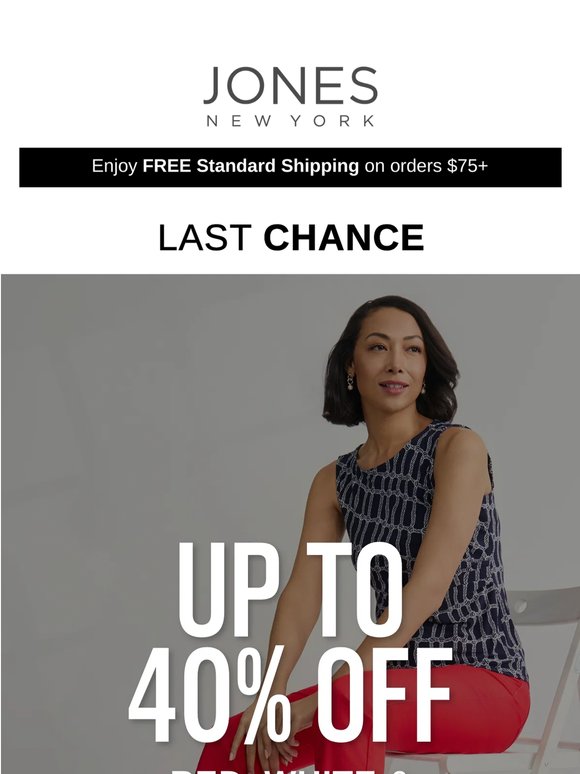 Red, White & SAVE - Final Hours!