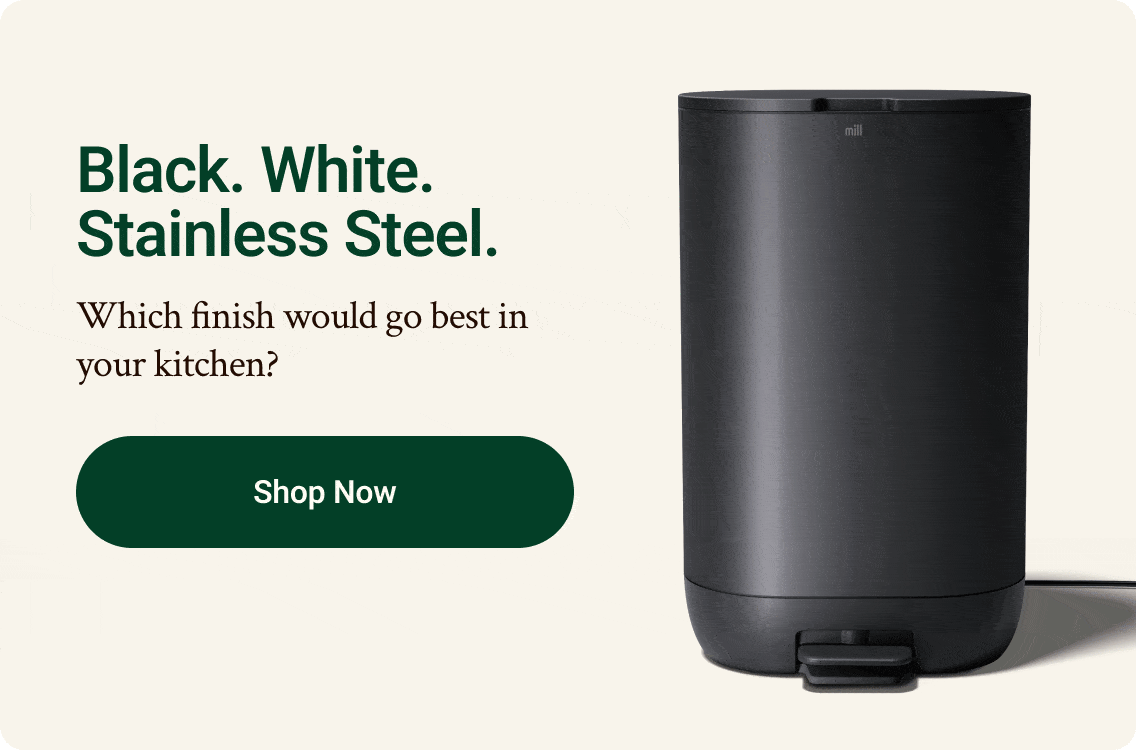 Black. White. Stainless Steel. Which finish would go best in your kitchen?