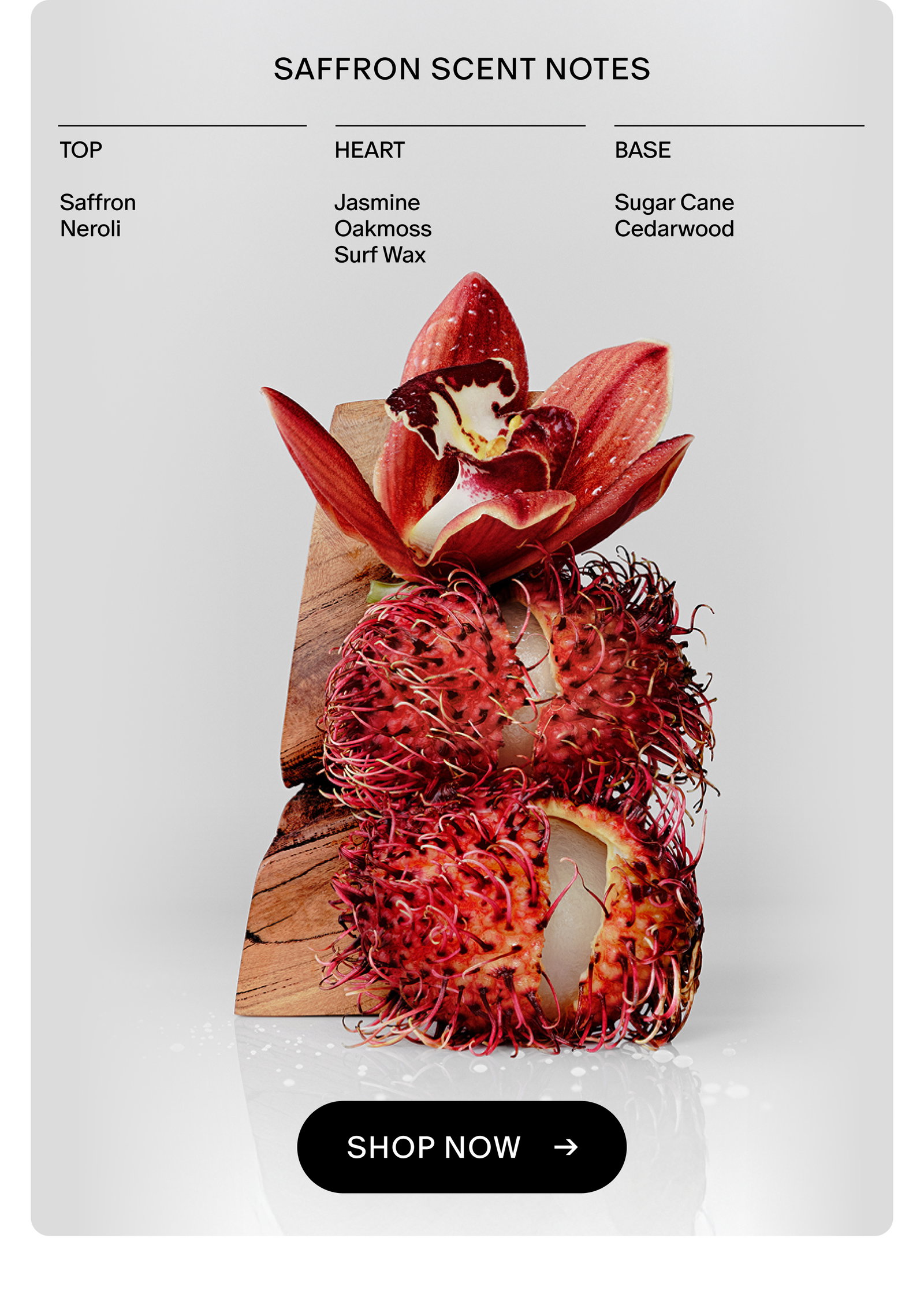 saffron scent notes