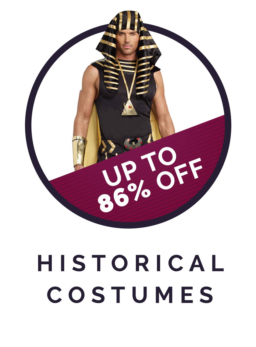 Historical Costumes - Up to 86% OFF!