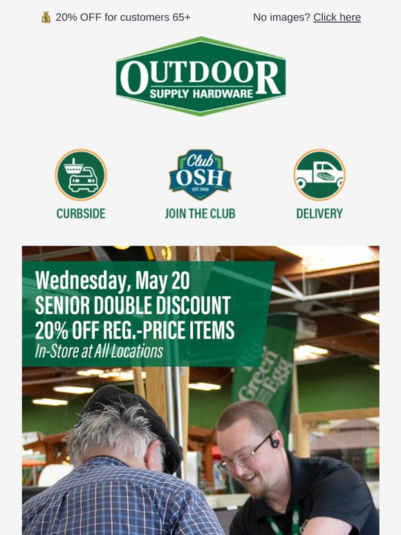 💰 It’s coming! Senior Double Discount
