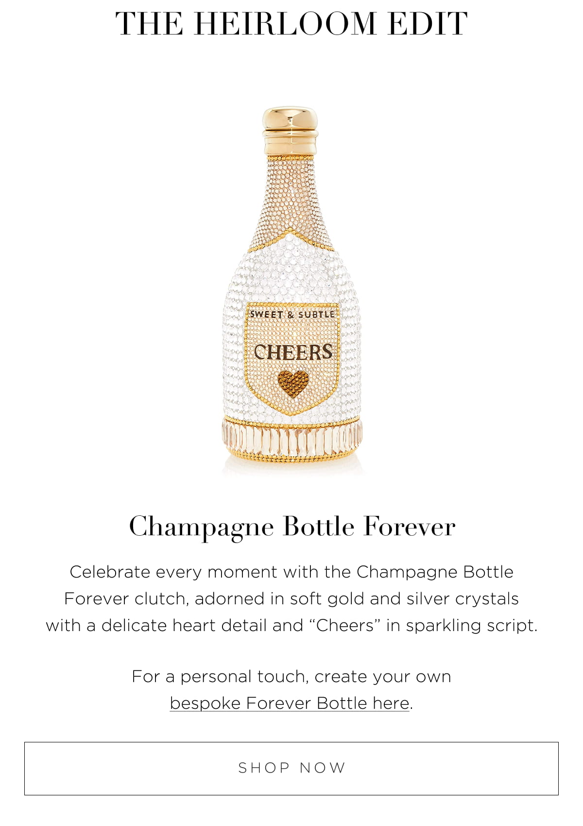 Champagne Bottle Forever
