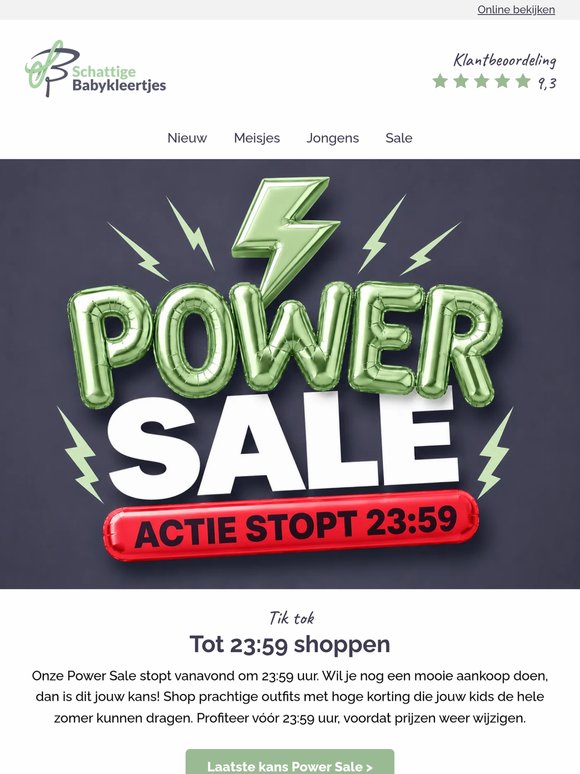 Laatste dag ⏰ Power Sale