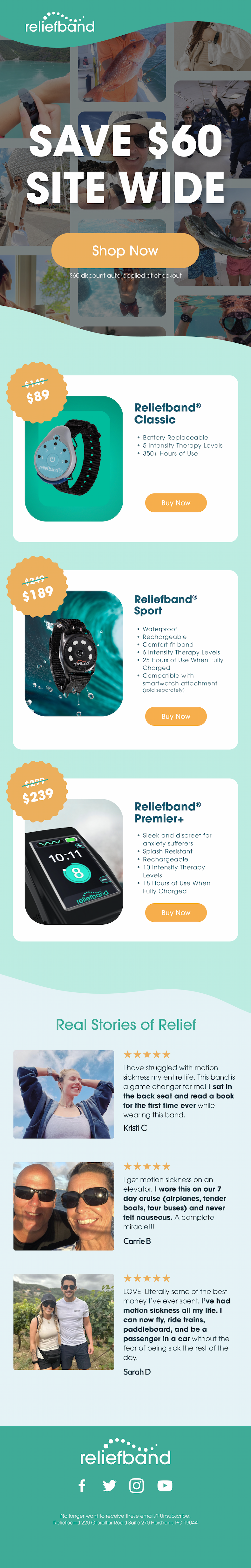Save $60 Site Wide