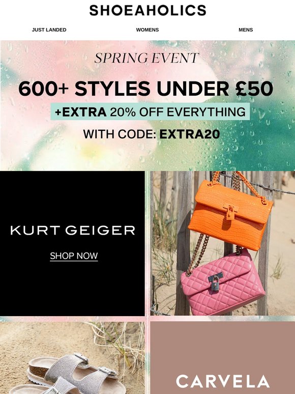 600+ Styles Under £50 🛍️