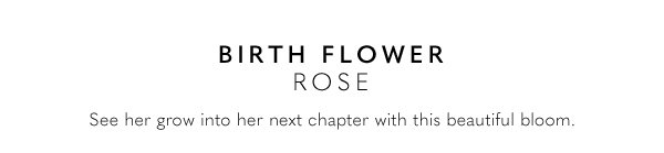 Birth Flower - Rose