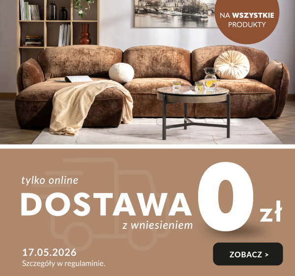 Tylko online dostawa 0 zł siedemnastego maja
