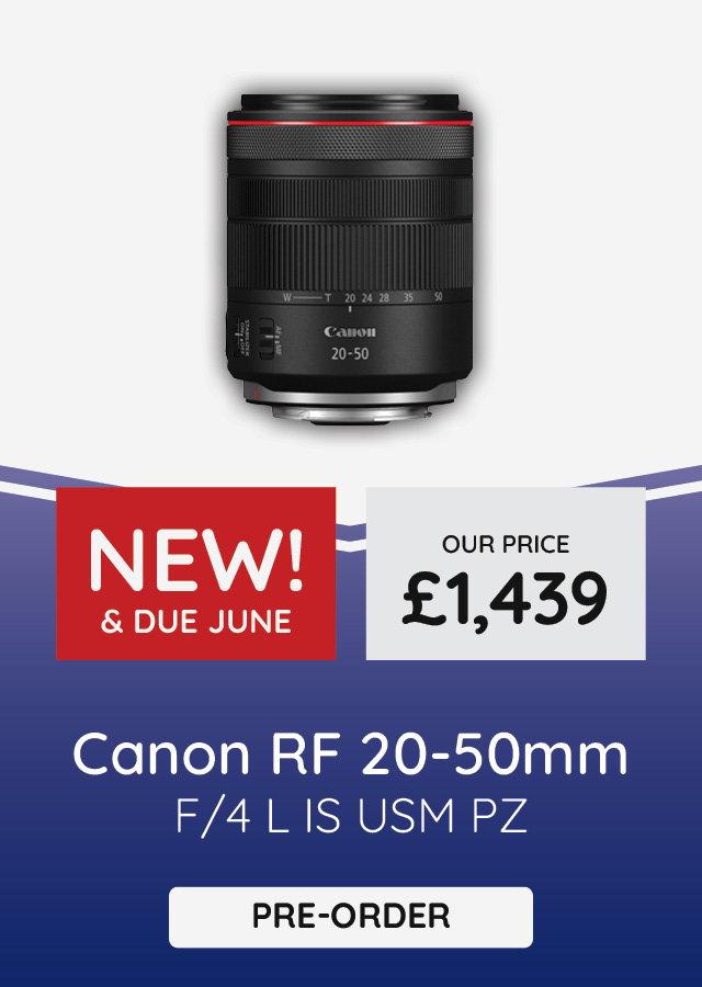 Canon RF 20-50mm F4 L IS USM PZ