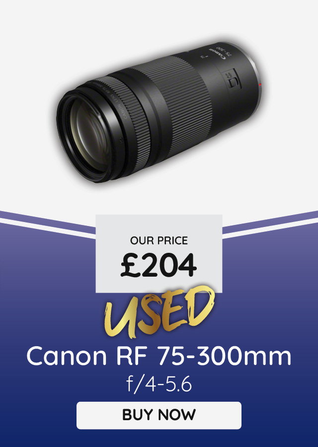 Used Canon RF 75-300mm f/4-5.6