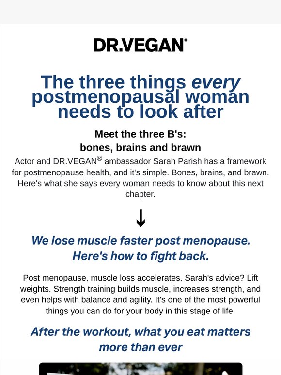 Three things every post-menopausal woman needs to know