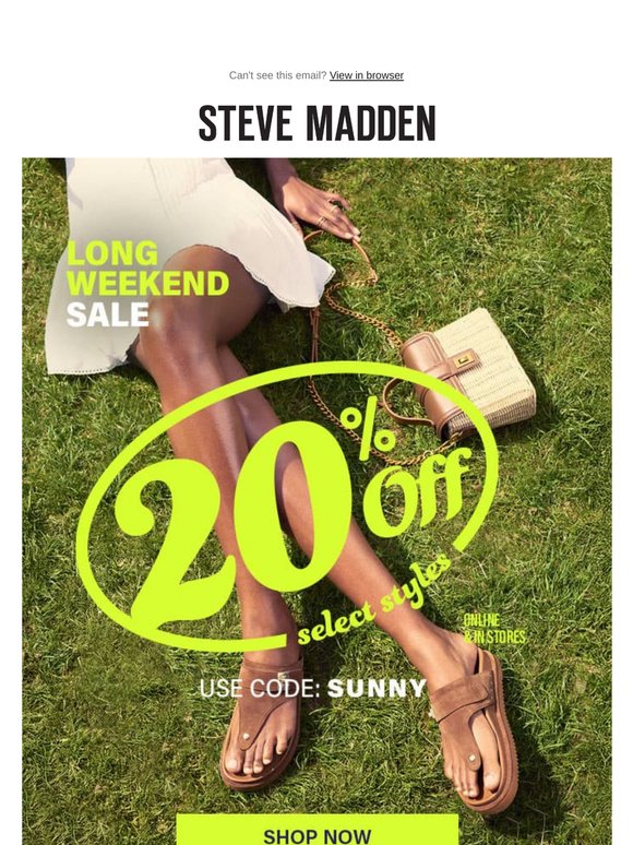 Yours: 20% Off Sandals & More