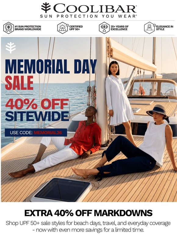 Extra 40% Off Markdowns 🔥