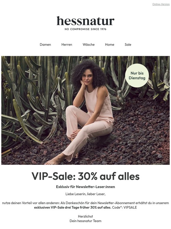 🔐 Deine 30% auf alles im VIP-Sale