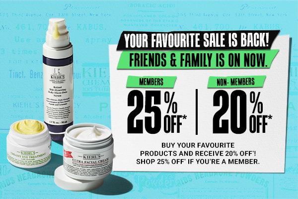 Friends & Family Sale