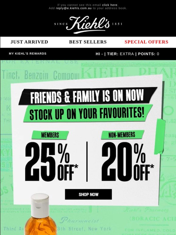 Stock up! 25% OFF* For Members ✨