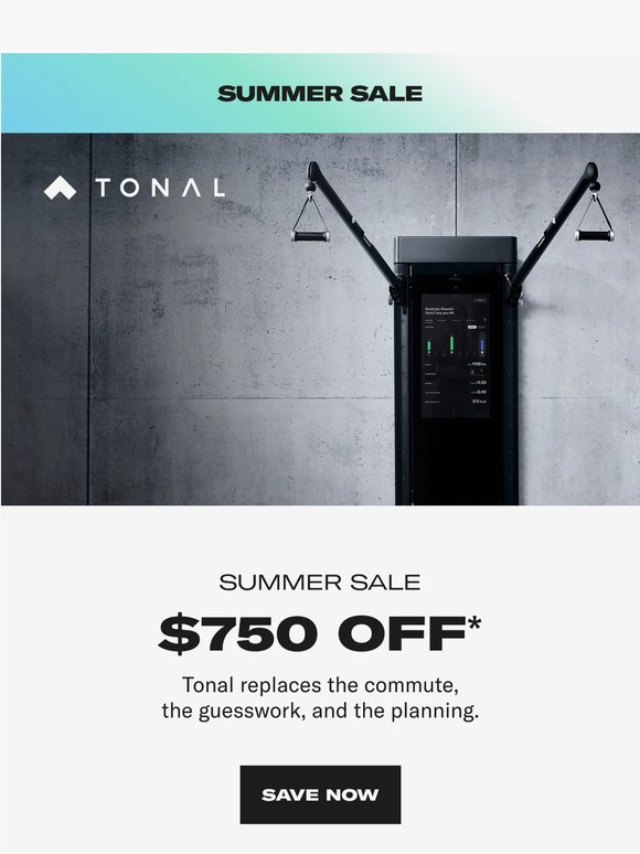 $750 off. Train smarter, not longer.