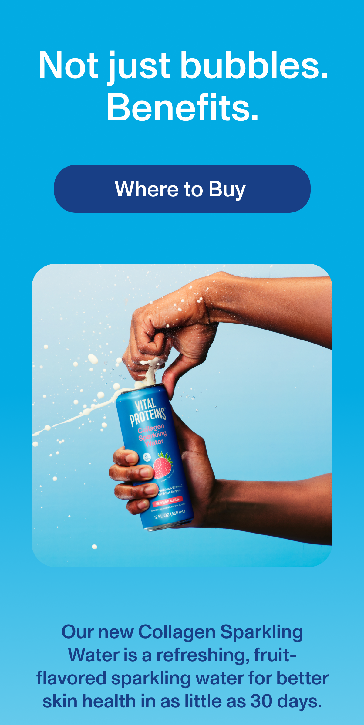 New Collagen Sparkling Water 