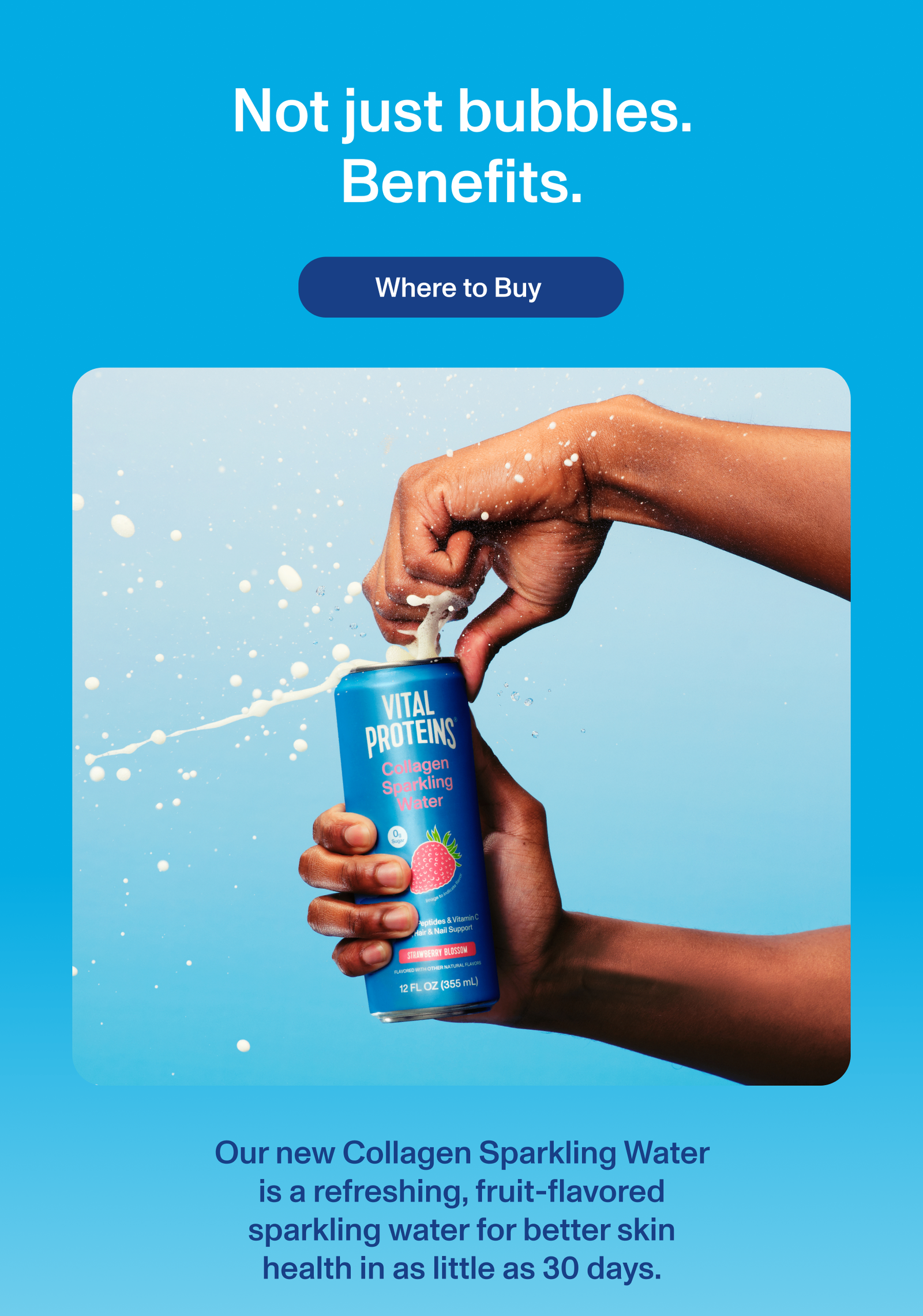 New Collagen Sparkling Water 