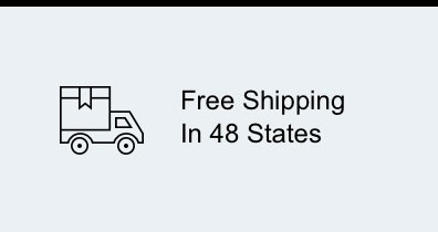 Free Shipping in 48 States
