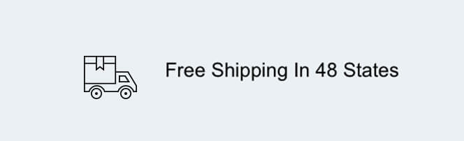 Free Shipping in 48 States
