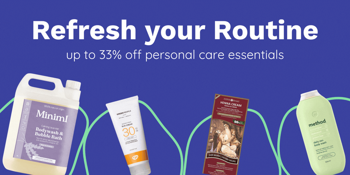 Refresh your Routine - up to 33% off personal care essentials