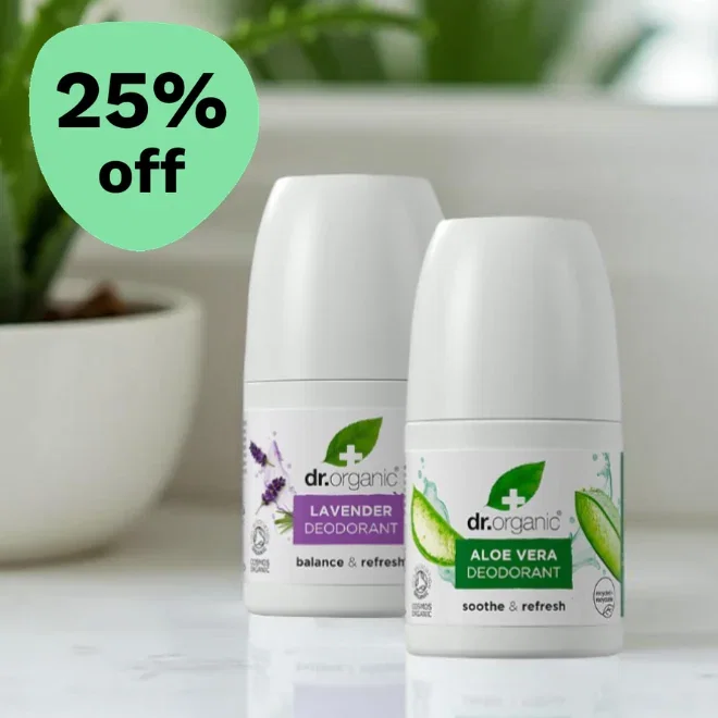 25% off selected Dr Organic