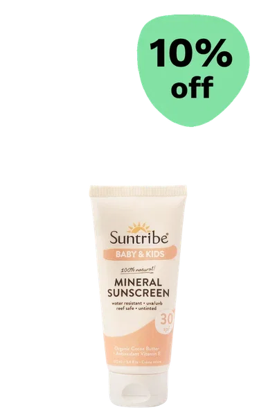 Suntribe Baby & Kids Mineral Sunscreen SPF 30 - 10% off