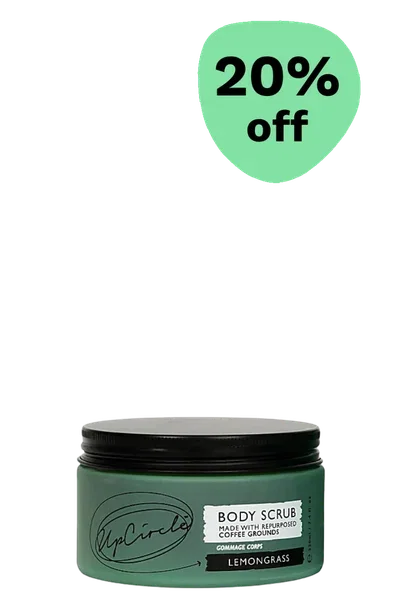20% off UpCircle Coffee Lemongrass Body Scrub with Coffee & Shea Butter
