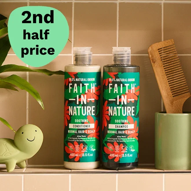 Buy one, get one half price - Faith in Nature