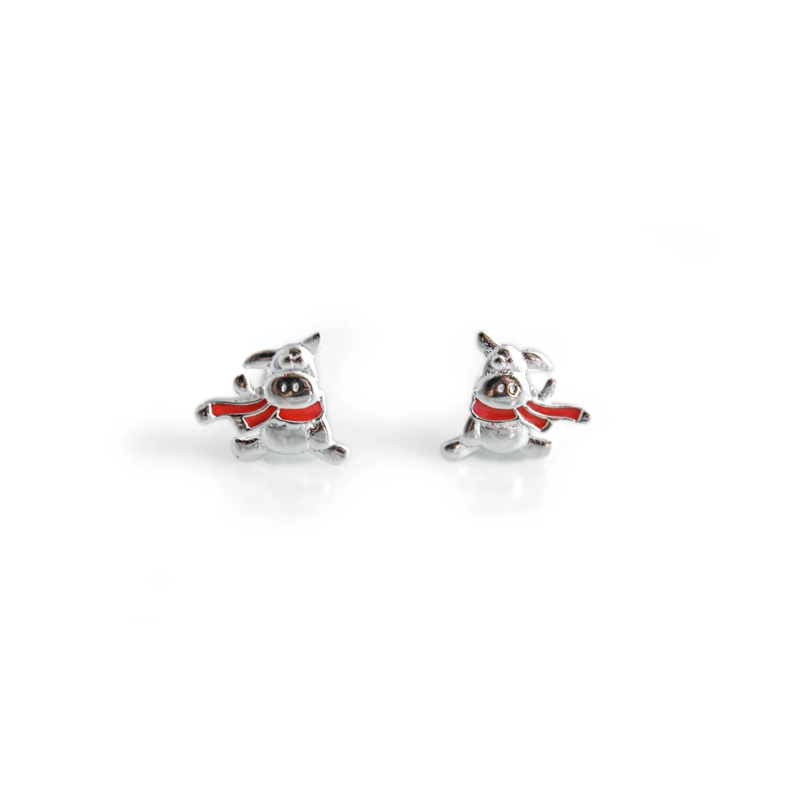 Image of Exclusive Sterling Silver Willberry Wonder Pony With Scarf  Stud Earrings