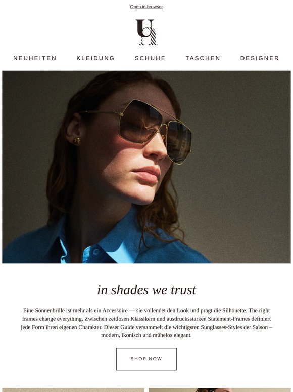 🕶️ The Styling Edit: In Shades We Trust