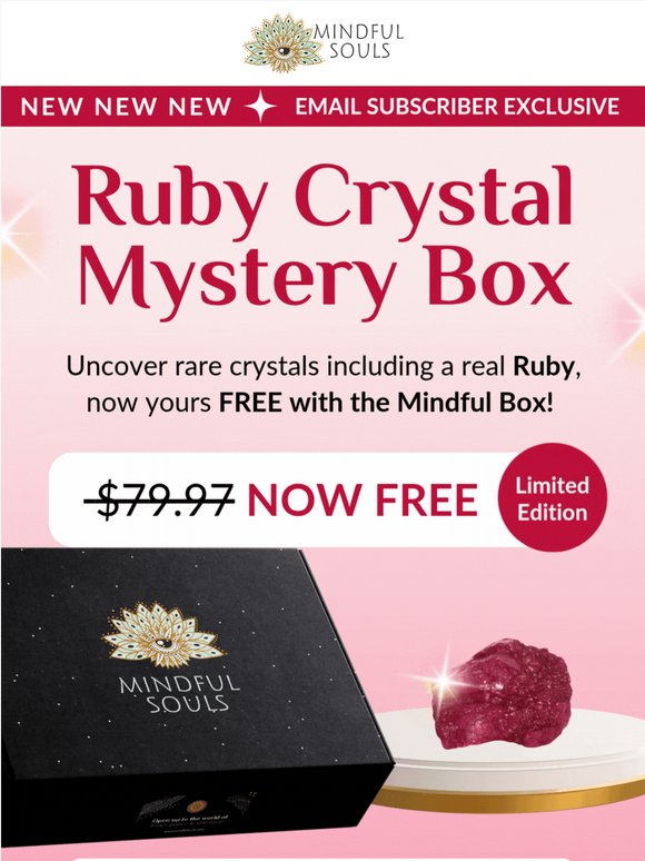 NEW: A FREE Ruby Crystal Box for YOU!!