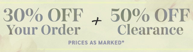 30% off your order
