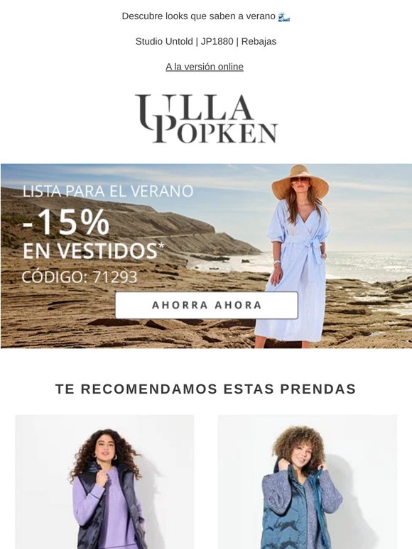 Solo hoy: -15% en vestidos seleccionados 💛