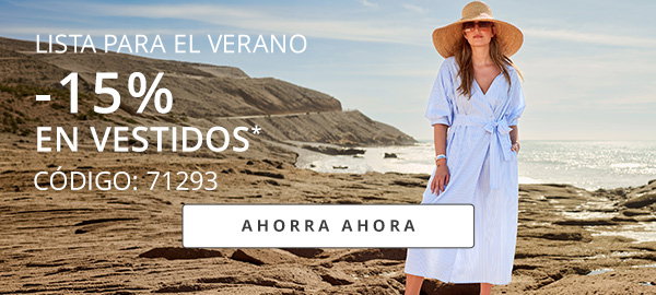 -15% en vestidos