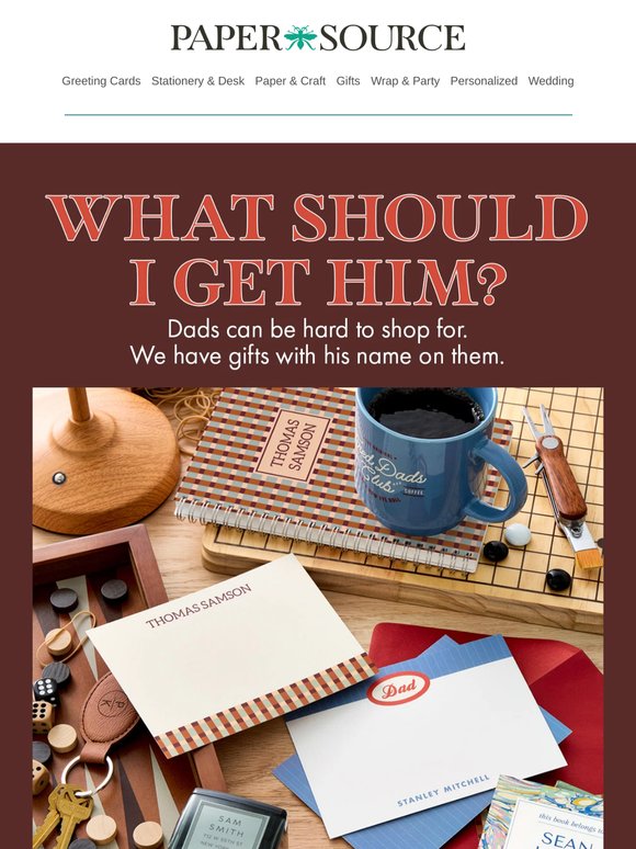 Make Dad's Gift All About Him