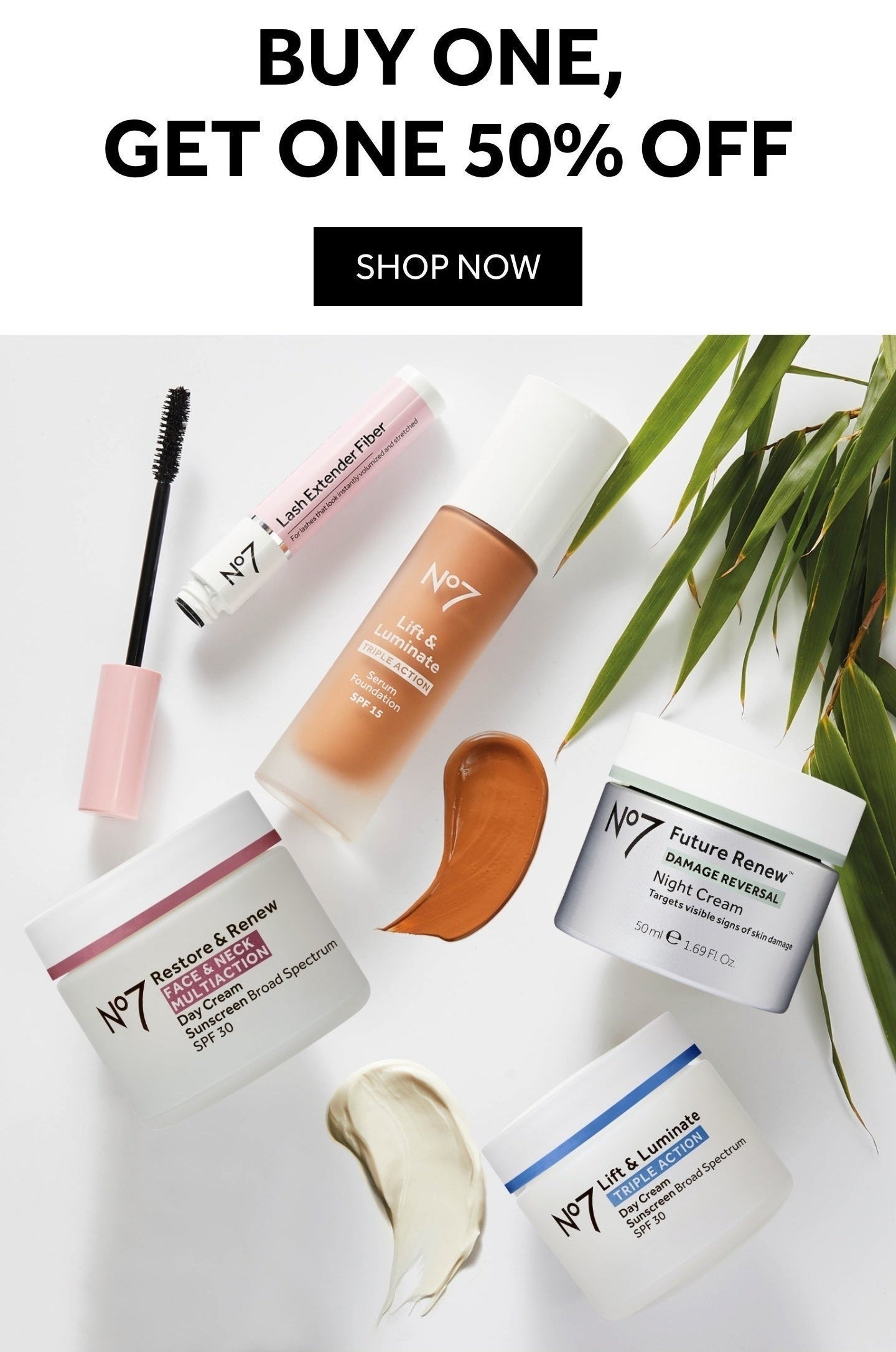 Buy one get one 50% OFF