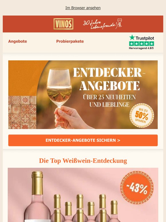 Nur noch 3 Tage: Ihre Wein‑Lieblingsentdeckungen