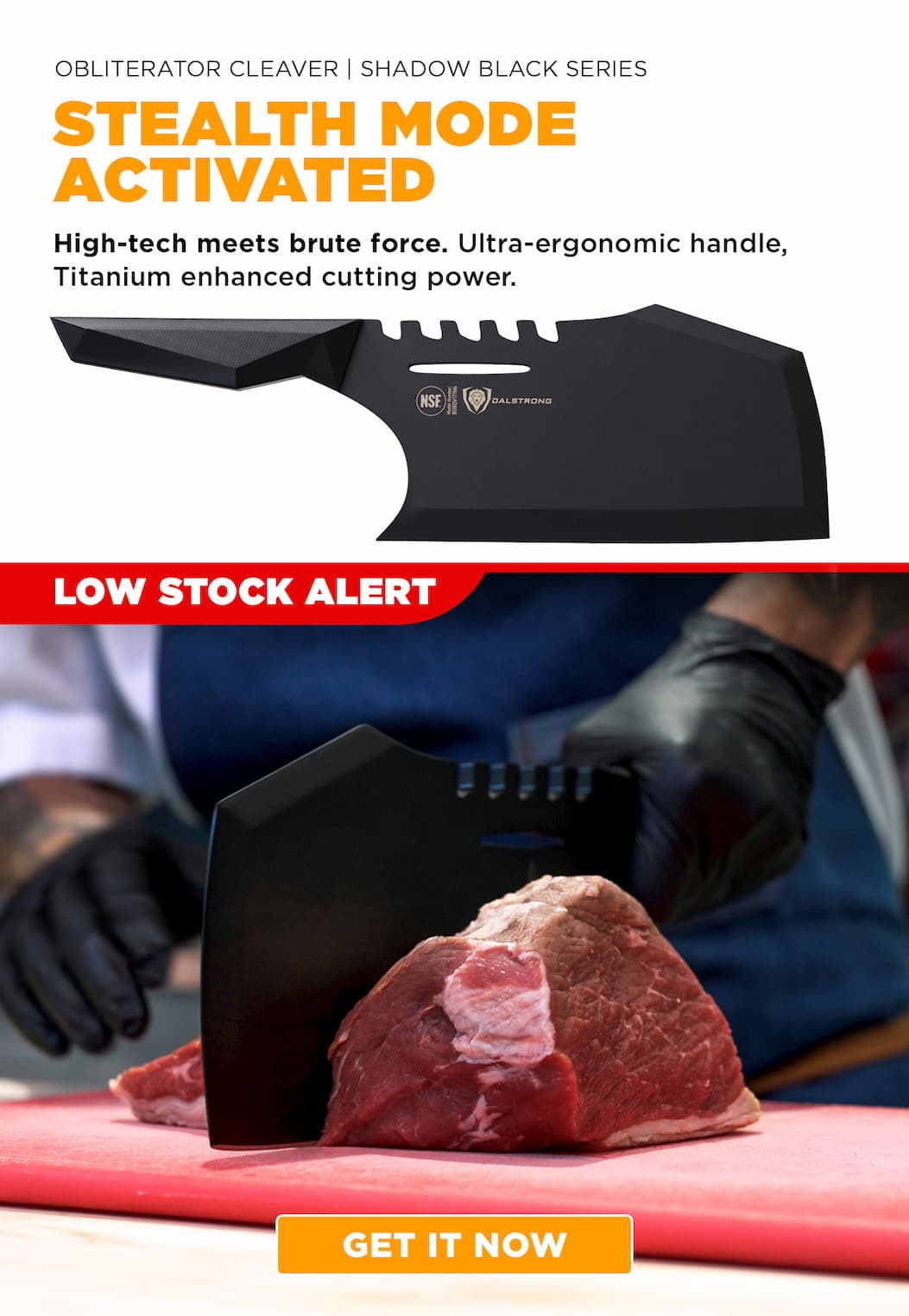 Obliterator Cleaver | Shadow Black Series