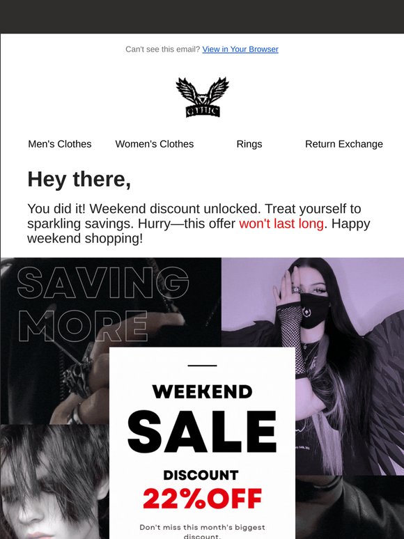 🤭 Psst... Weekend Coupon Valid for 24 Hours Only.😱