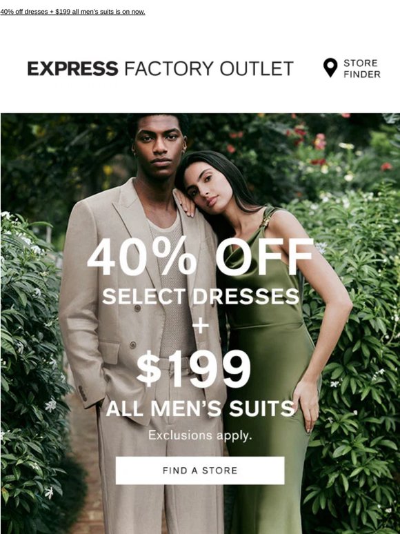 A sale for being best dressed at the wedding