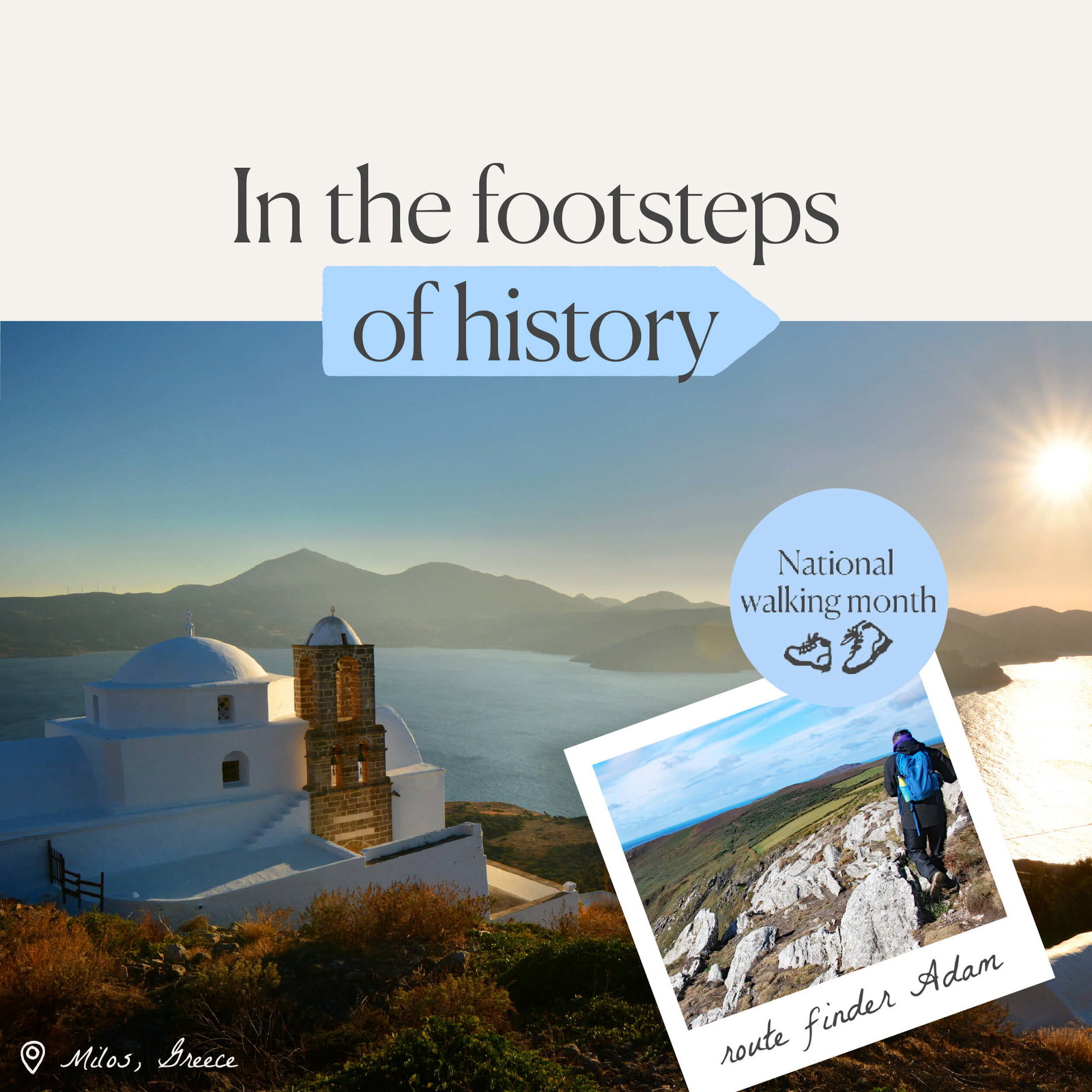 In the footsteps of history