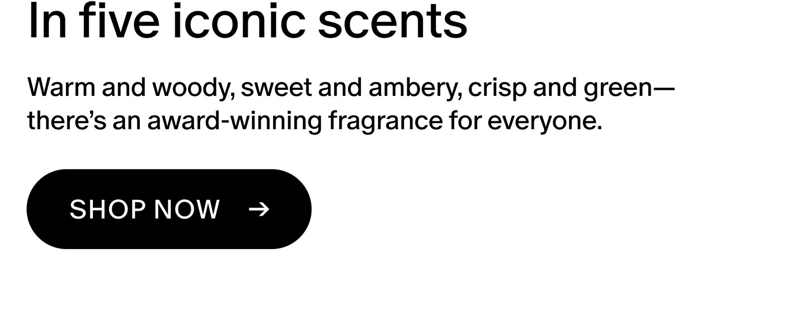 Warm and woody, sweet and ambery, crisp and green—there’s an award-winning fragrance for everyone.
