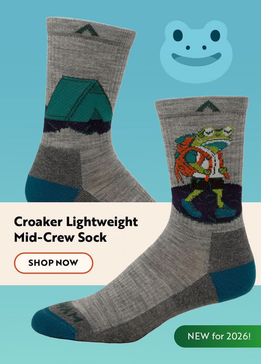 Croaker Lightweight Mid-Crew Sock