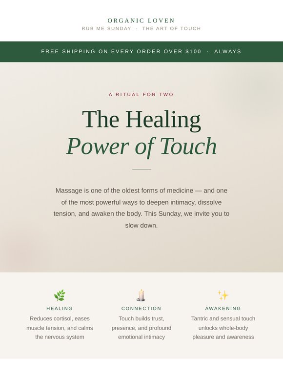 The Healing Power of Touch